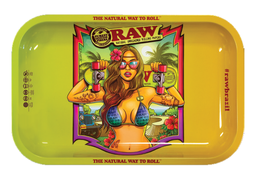 Raw Brazil Girl Metal Rolling Trey